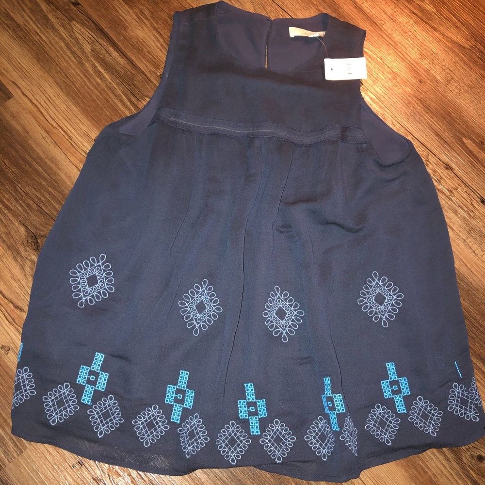Midnight blue top